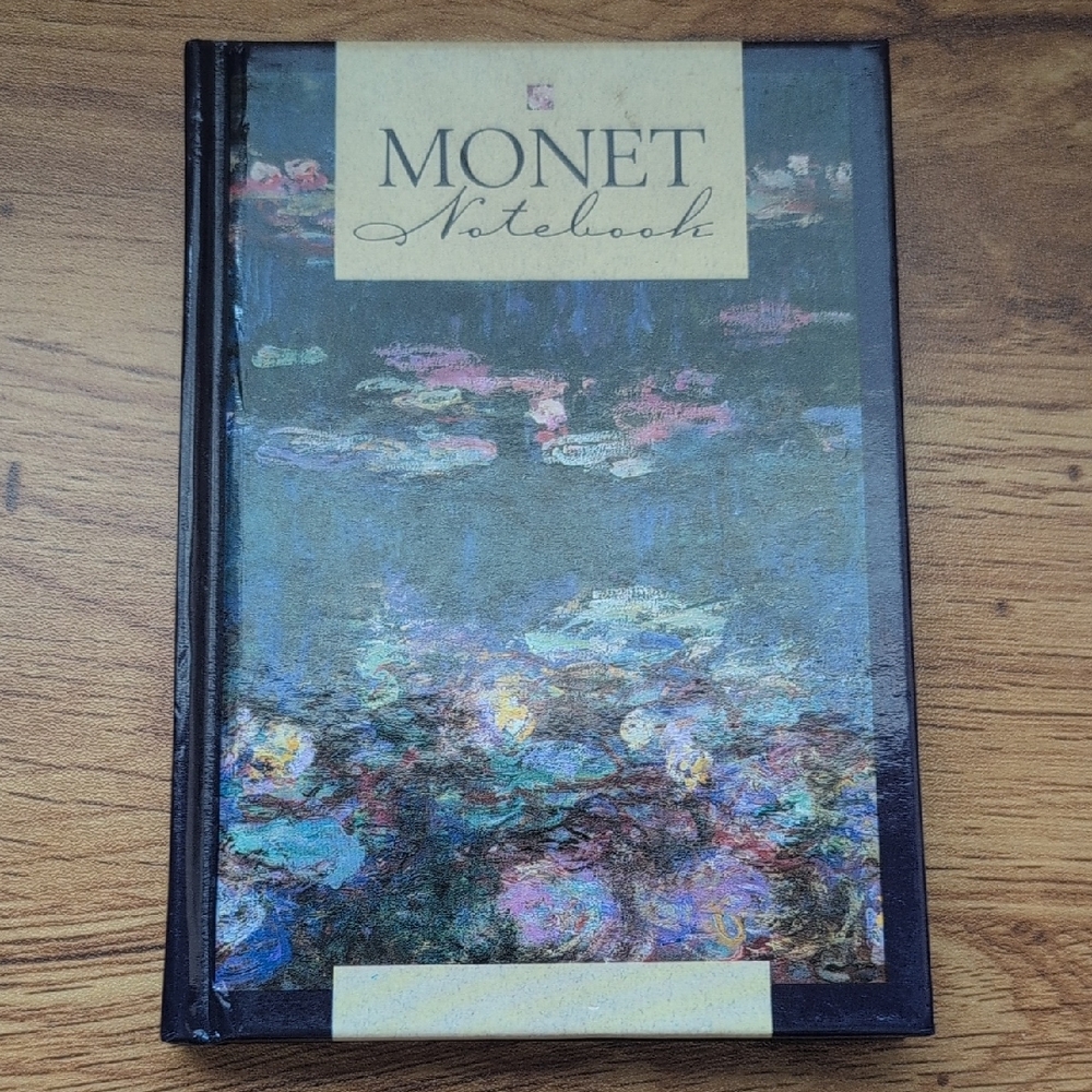 Vintage (new) Monet Notebook with Illustrations